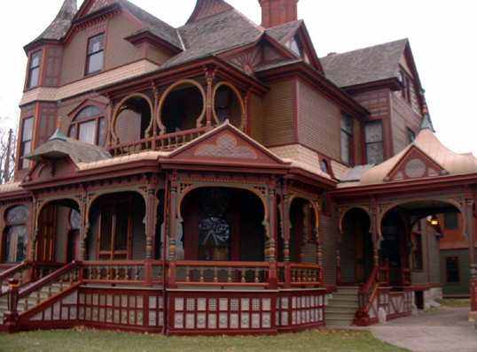 victorian house. Hackley Victorian house.