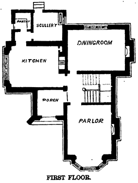 first floor house plan.