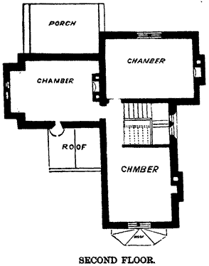 second-story house floor plan.