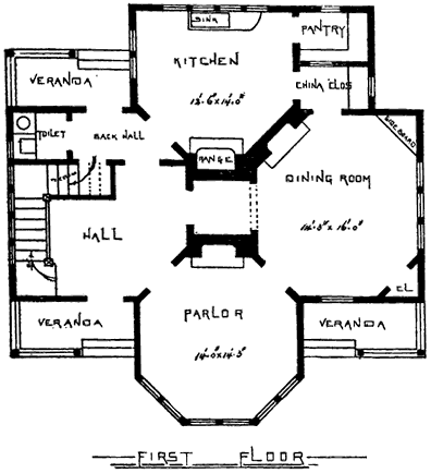 Victorian House Floor Plans