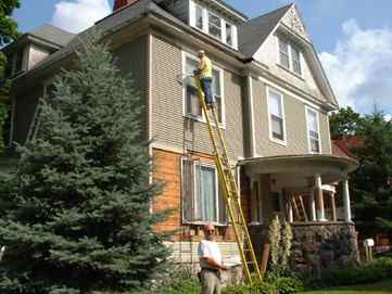 Renovation of D. S. Hopkins house in Michigan.