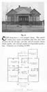 Southern bungalow floor plan, 1910.